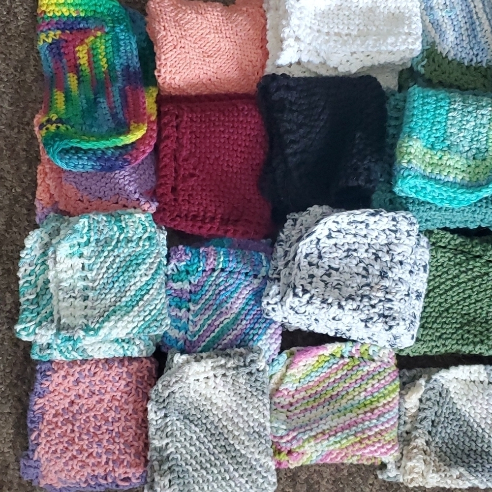 Handmade 100% cotton dish cloths any 4 for $10 - Picture 2 of 3